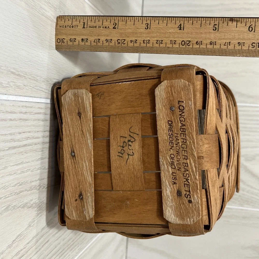 Longaberger Basket 1991 8.25